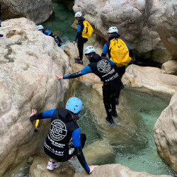 descente de canyon en Espagne